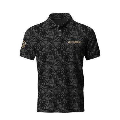 VT Lion Shield Pattern Polo