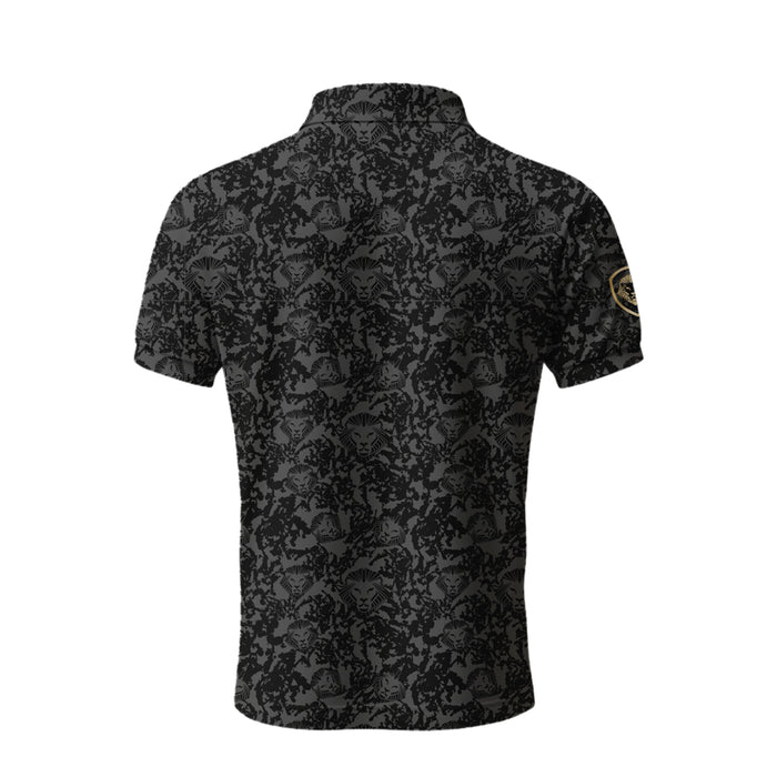 VT Lion Shield Pattern Polo