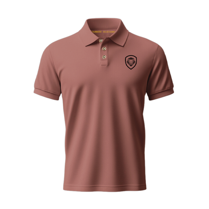 VT Lion Shield Pattern Polo