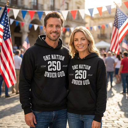 VT One Nation Under God Hoodie