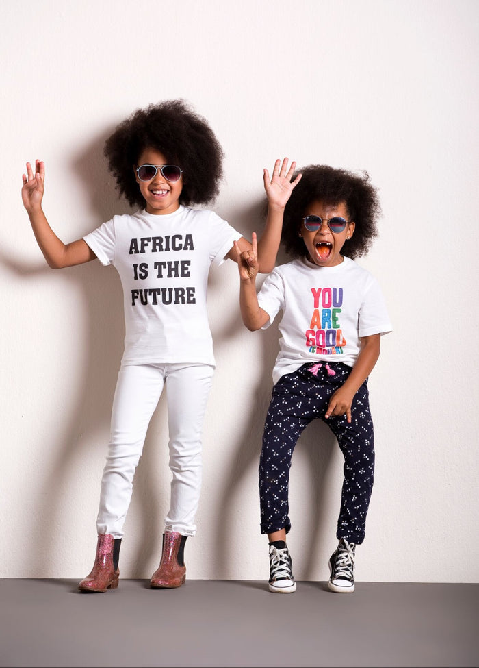 White AFRICA tee