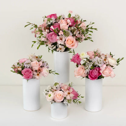 Wicked Pink Flower Centerpieces Close Up - Image