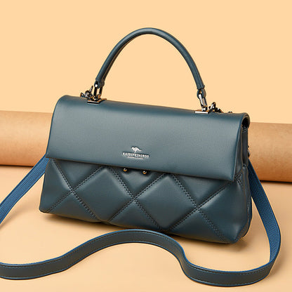 Women's Crossbody Shoulder Bag - Vegan Leather Purse