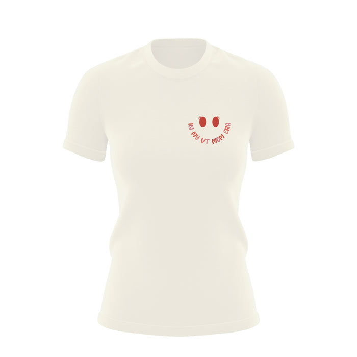 Women's Future Looks Bright Ivory VT Mom Era Short Sleeve T-Shirt