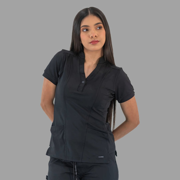 Women's Top 930 Black Super Stretch, Scrubs 930
