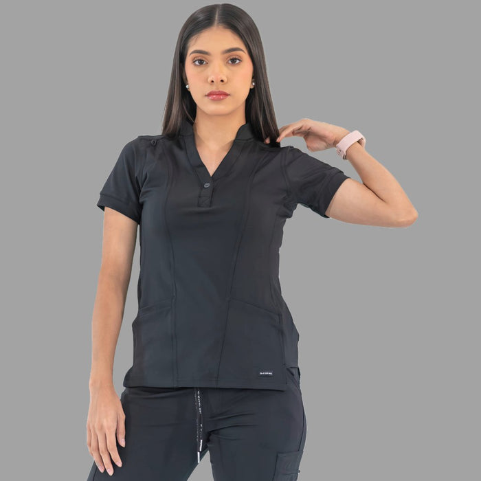Women's Top 930 Black Super Stretch, Scrubs 930
