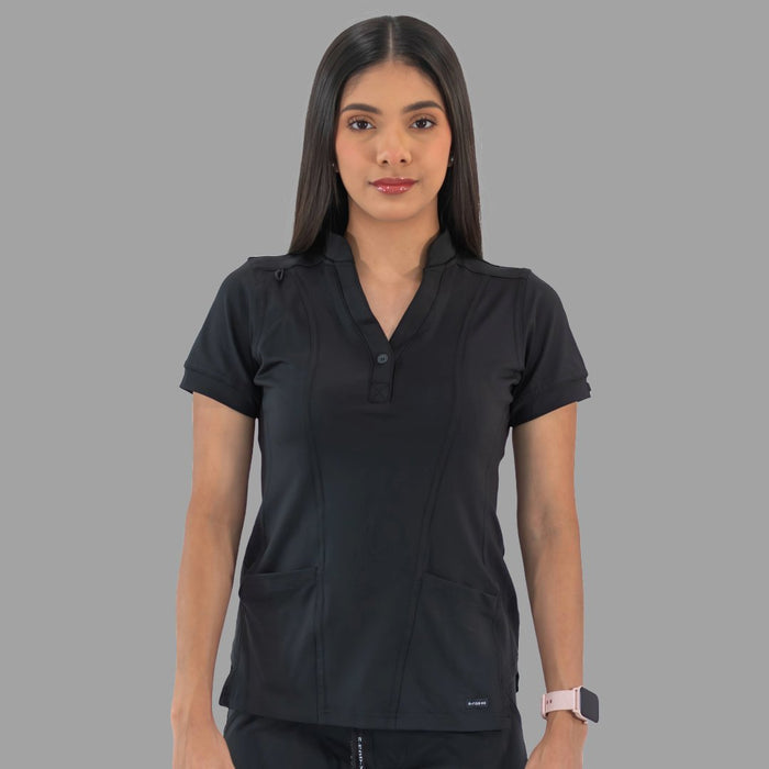 Women's Top 930 Black Super Stretch, Scrubs 930