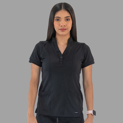Women's Top 930 Black Super Stretch, Scrubs 930