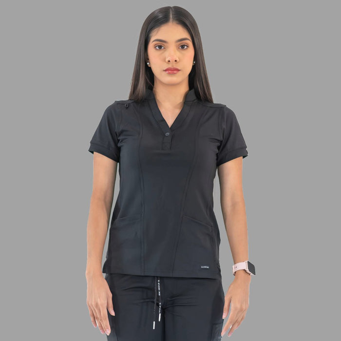Women's Top 930 Black Super Stretch, Scrubs 930
