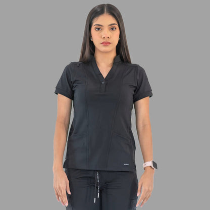 Women's Top 930 Black Super Stretch, Scrubs 930