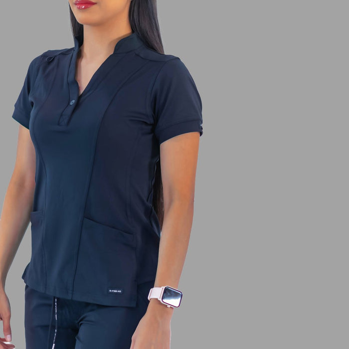 Women's Top 930 Navy Blue Super Stretch, Scrubs 930
