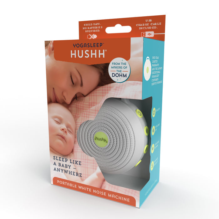 Hush White Noise Back Packaging