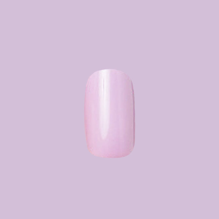 Single short squoval false nail in playful lilac purple from You're Invited - Press-On | Short | Squoval collection