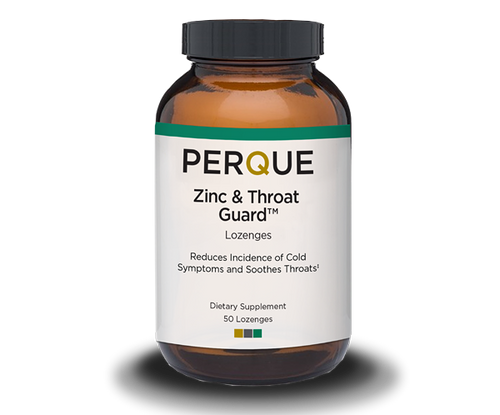 Zinc & Throat Guard Lozenges by PERQUE 50 count