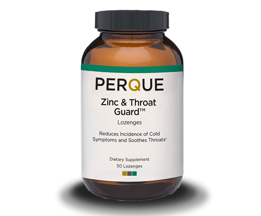 Zinc & Throat Guard Lozenges by PERQUE 50 count